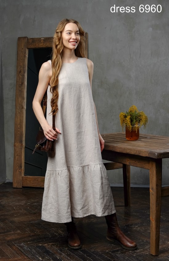 lined crochet dress Dalton Backless Crochet Maxi Dress main image 1